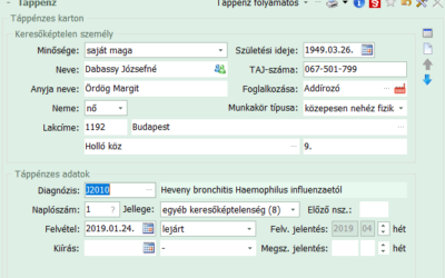 ProFix – MedMaxban a táppénz módosítása